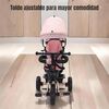 Triciclo 3 en 1 con Apoya Pies 360°LuBabycas Negro
