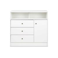 Cómoda CIC Kids 3 Cajones 1 Puerta Blanco