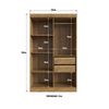 Closet Exit Verona 4 Puertas Nogueira Off White