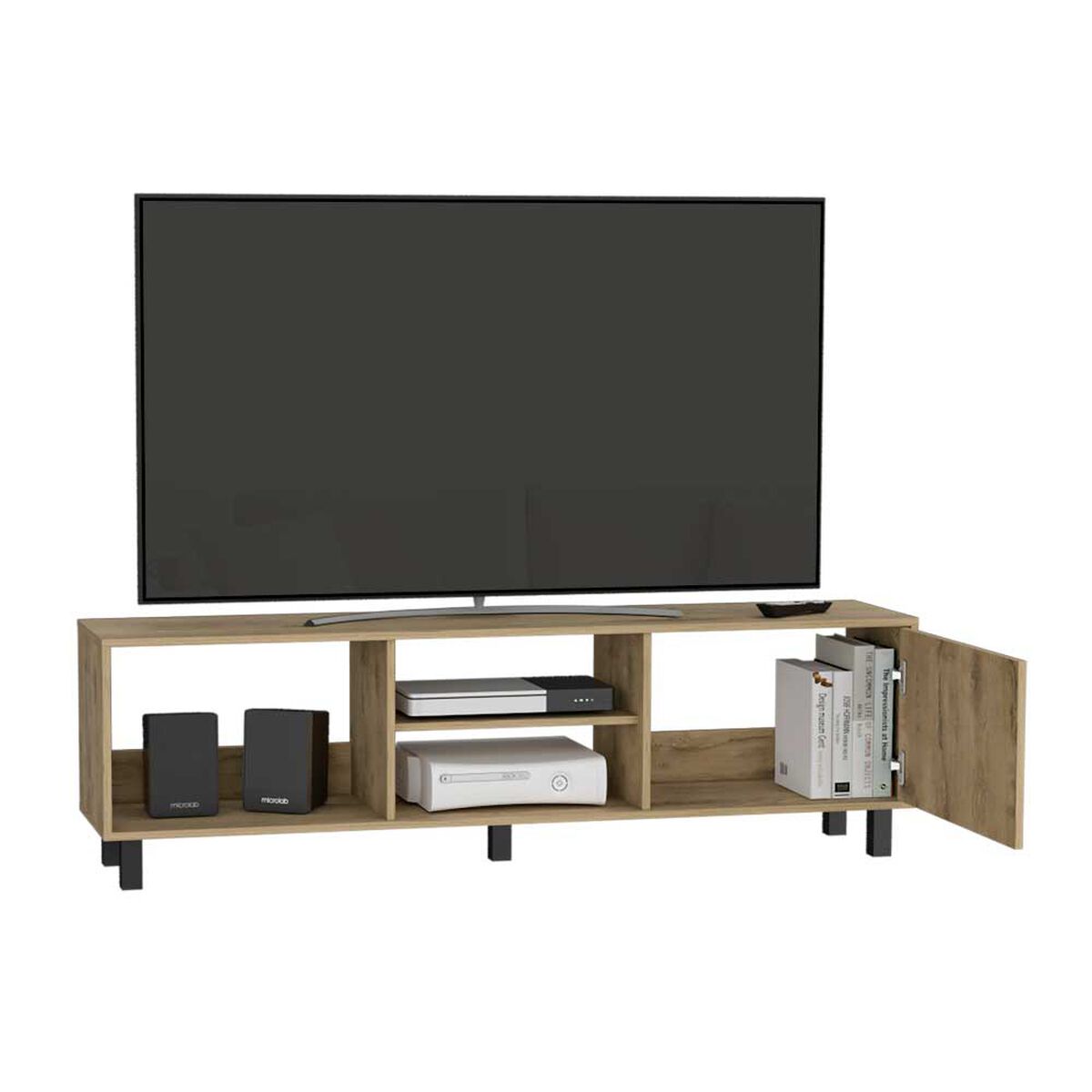 Rack TV TuHome Tunez Hasta 65" Agave Y Toquilla