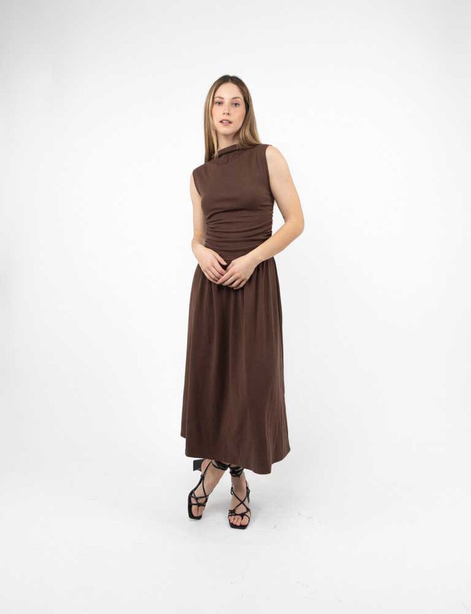 Vestido Maxi Sin Mangas Mujer Zibel