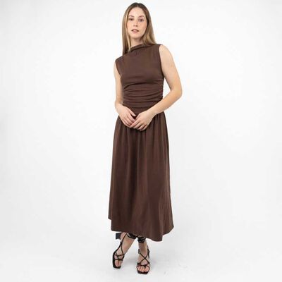 Vestido Maxi Sin Mangas Mujer Zibel