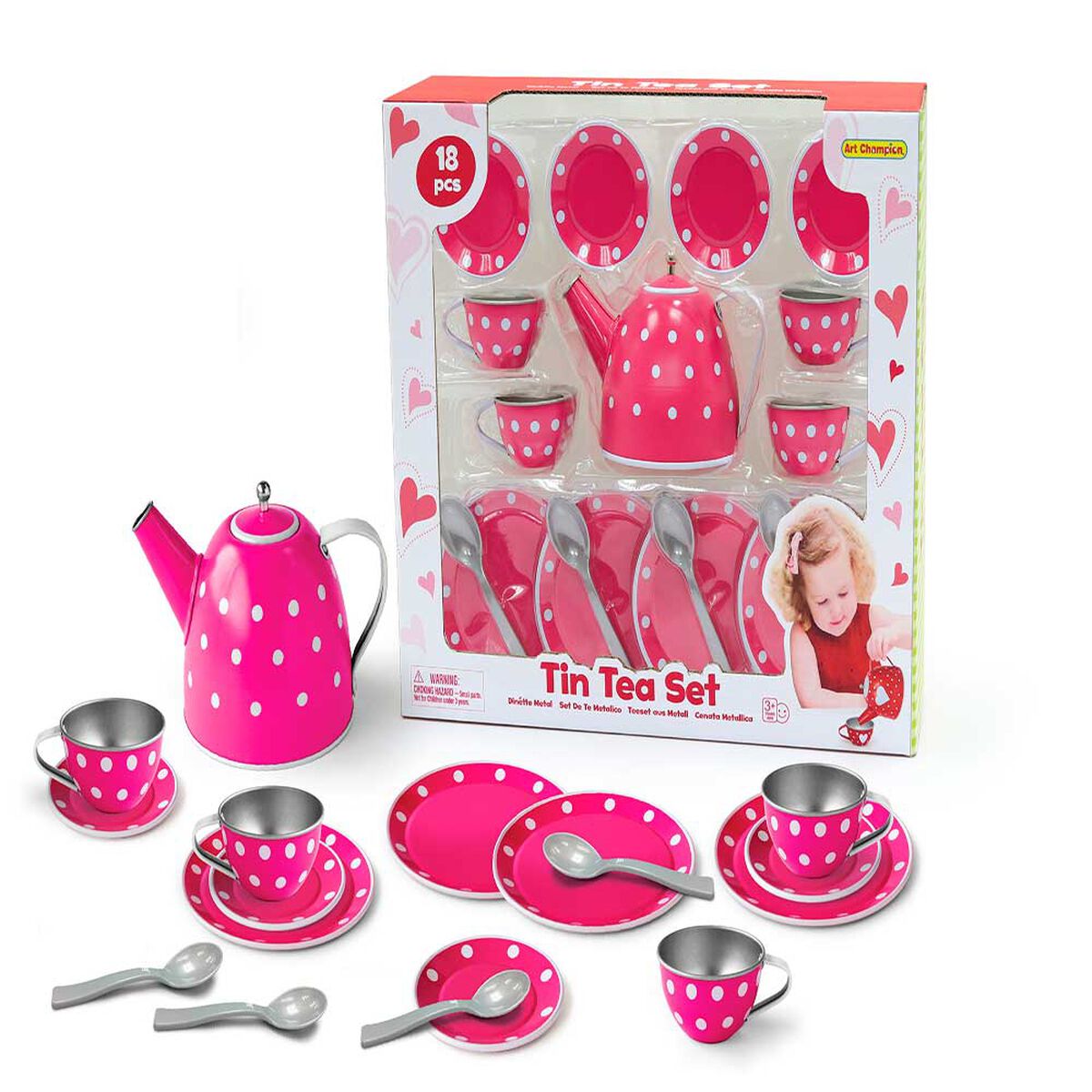 Set de Hojalata Hora del Té Art Champion