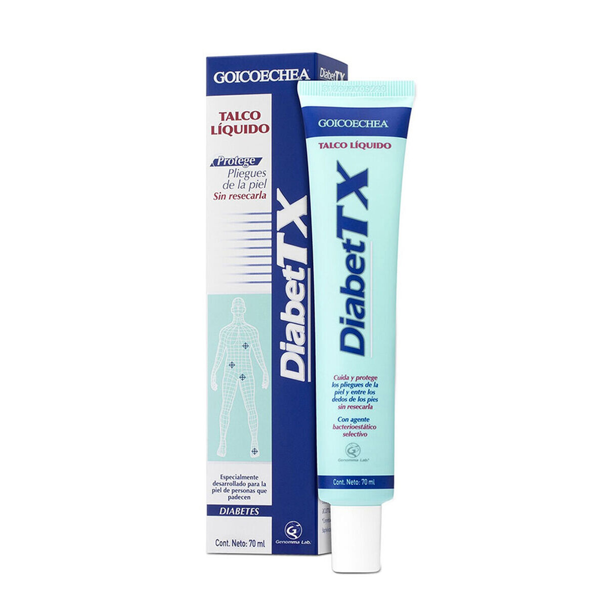Goicoechea Diabet Tx Talco Líquido 70 ml