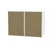 Mueble de Cocina Aereo Vekkahome New 2 Puertas Blanco