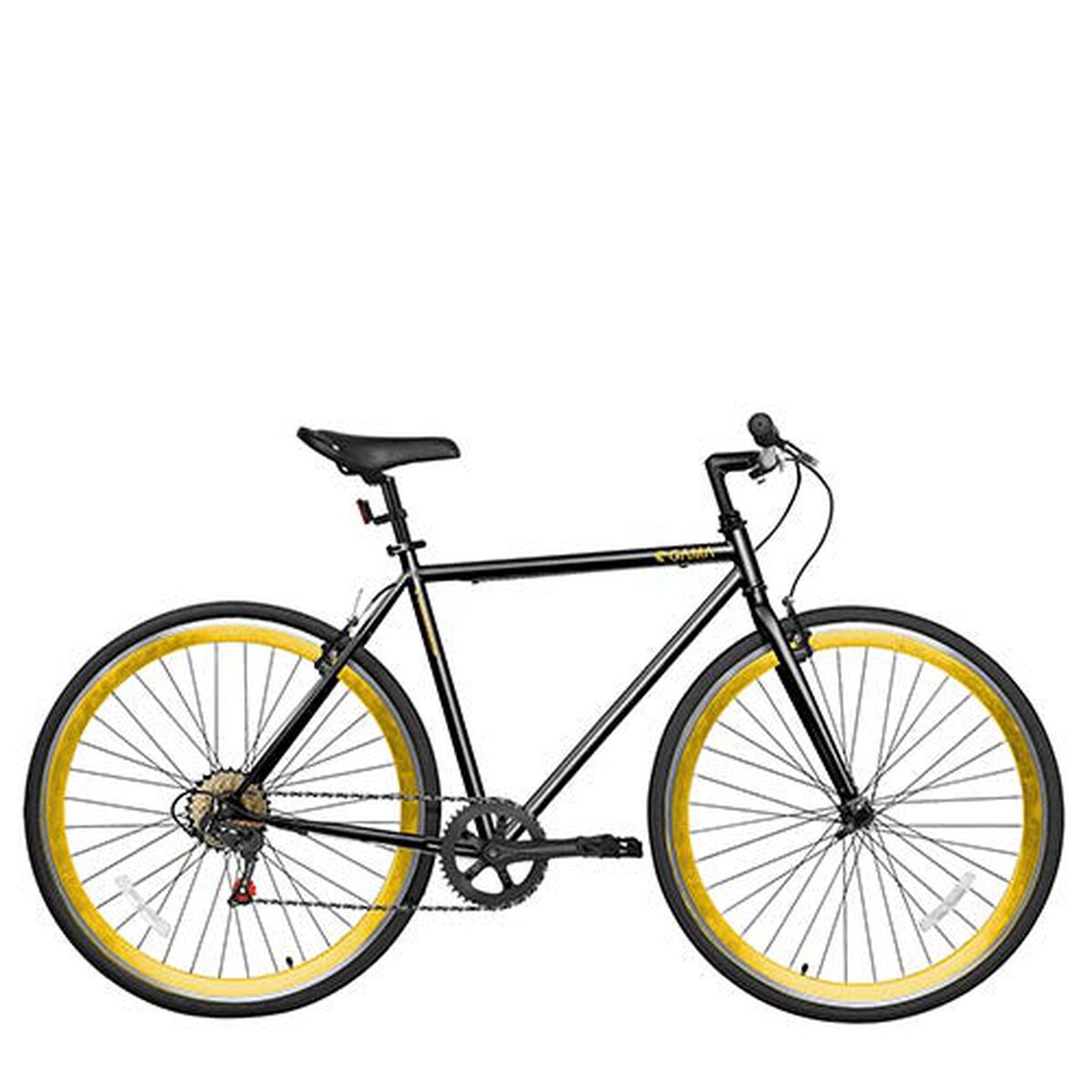 Bicicleta Gama Bikes Alley Cat 6S 28" Black Gold