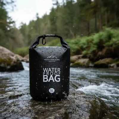 Bolso Impermeable Flotante Outdoor 5L Negra Pro Outdoor