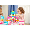 Megablocks Gran Bolsa Rosa para Construir