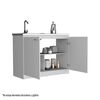 Mueble de Cocina Inferior TuHome Napoles 2 Puertas Blanco
