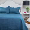 Quilt Doral 2 Plazas Azul Elegance