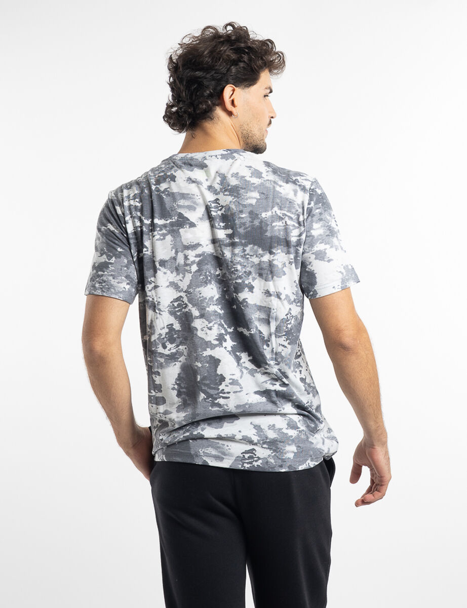 Polera Deportiva Manga Corta Hombre Black County
