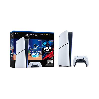 Imagen 1 del producto Consola Sony PlayStation PS5 Digital Slim 825 GB SSD + 1 control + 2 juegos digitales ASTRO BOT y Gran Turismo 7