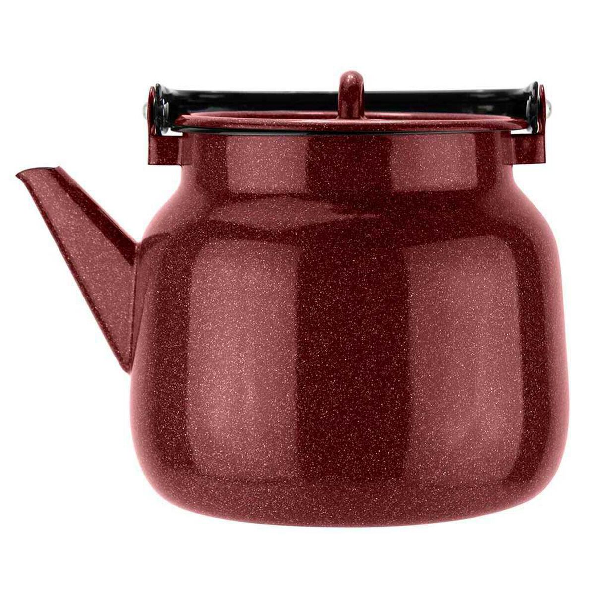 Tetera de Acero Vitrificado Fantuzzi Fundo Rojo 3,5 lt