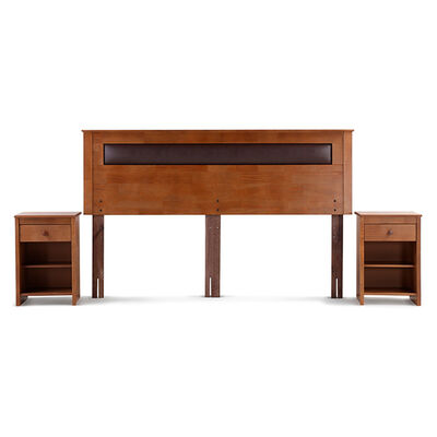 Imagen 1 del producto Respaldo King + 2 Veladores Rosen Ferrara