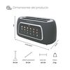 Tostador Kitchen-it Smart Toast 1250-1500W