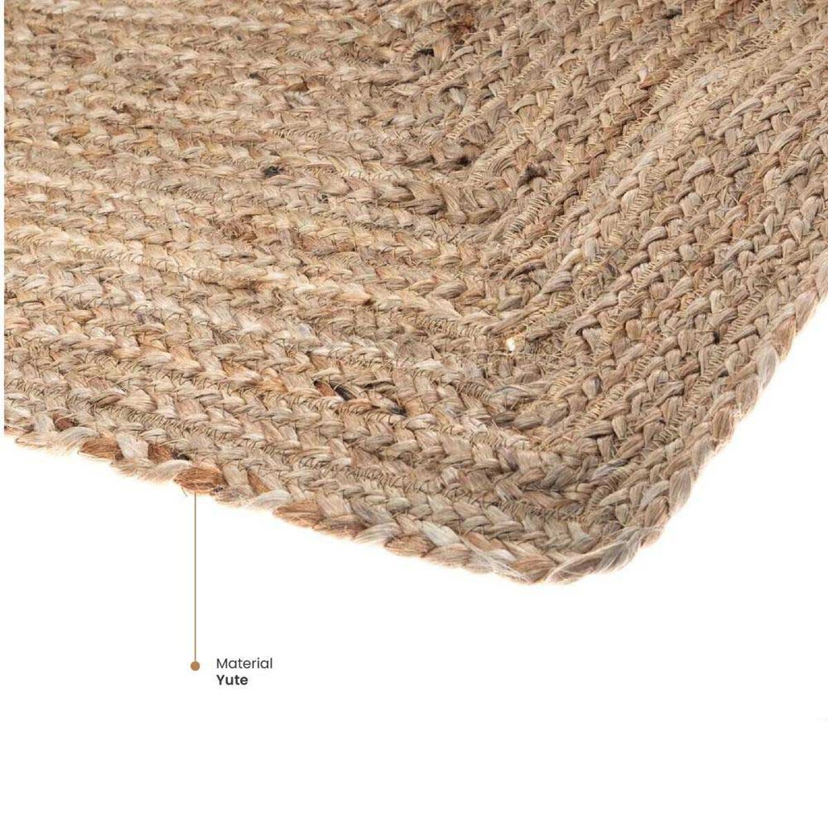 Alfombra Atmosphera Yute Natural Decorativa 120x170cm