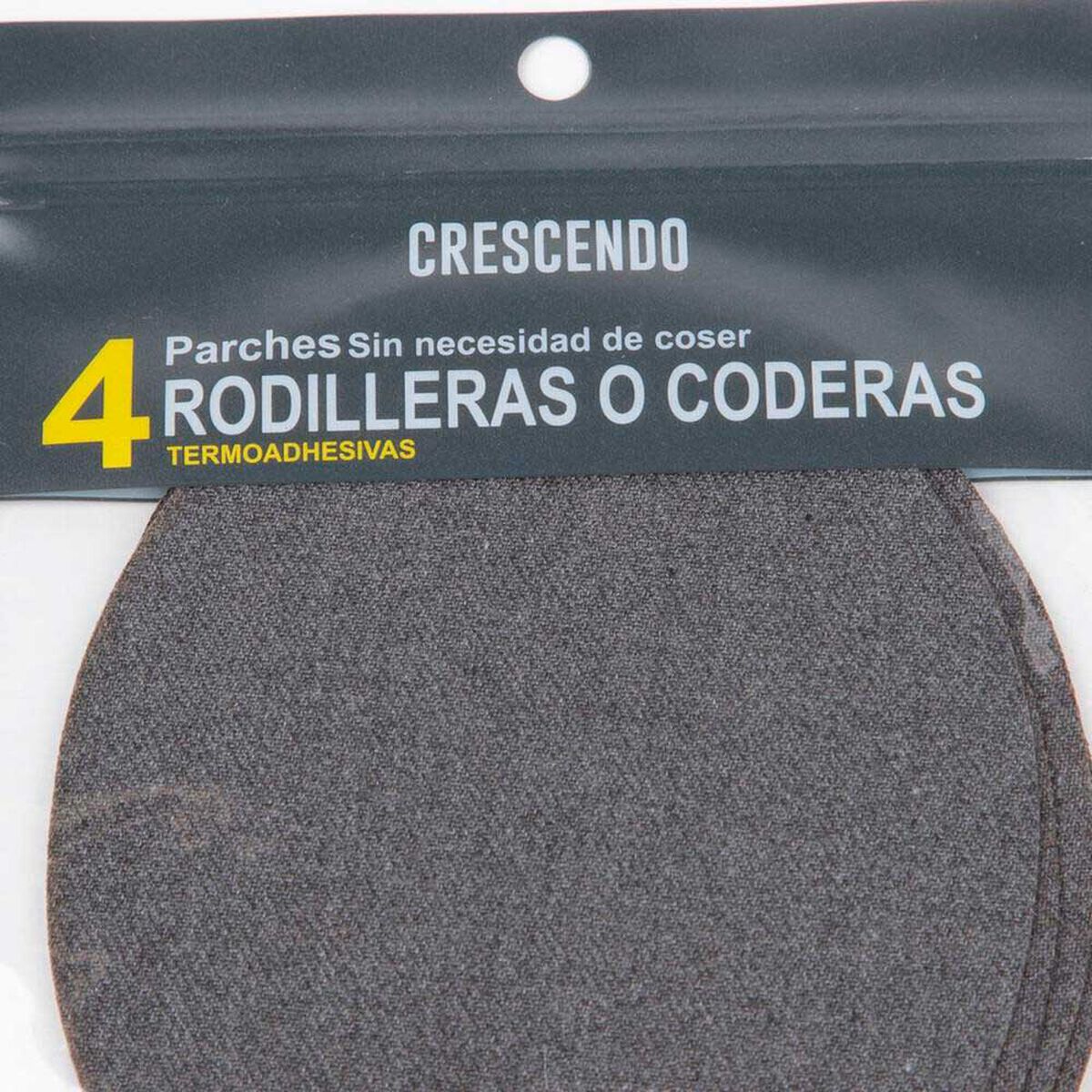 Parche para Ropa Escolar Gris Crescendo