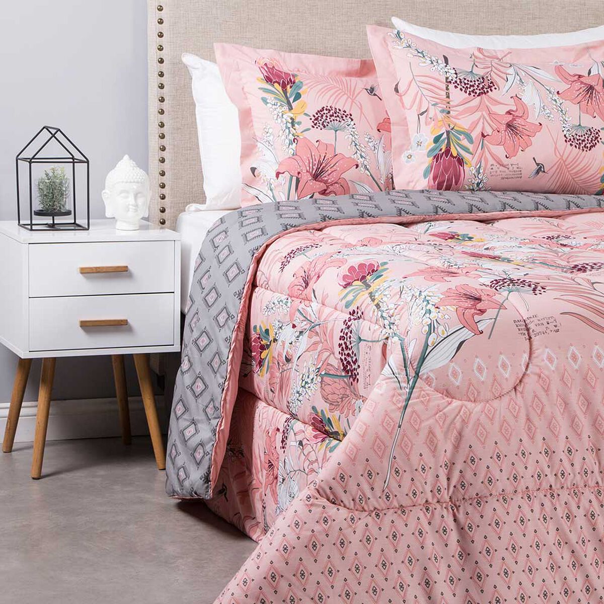 Plumón Estampado Elements & Co King Primrose