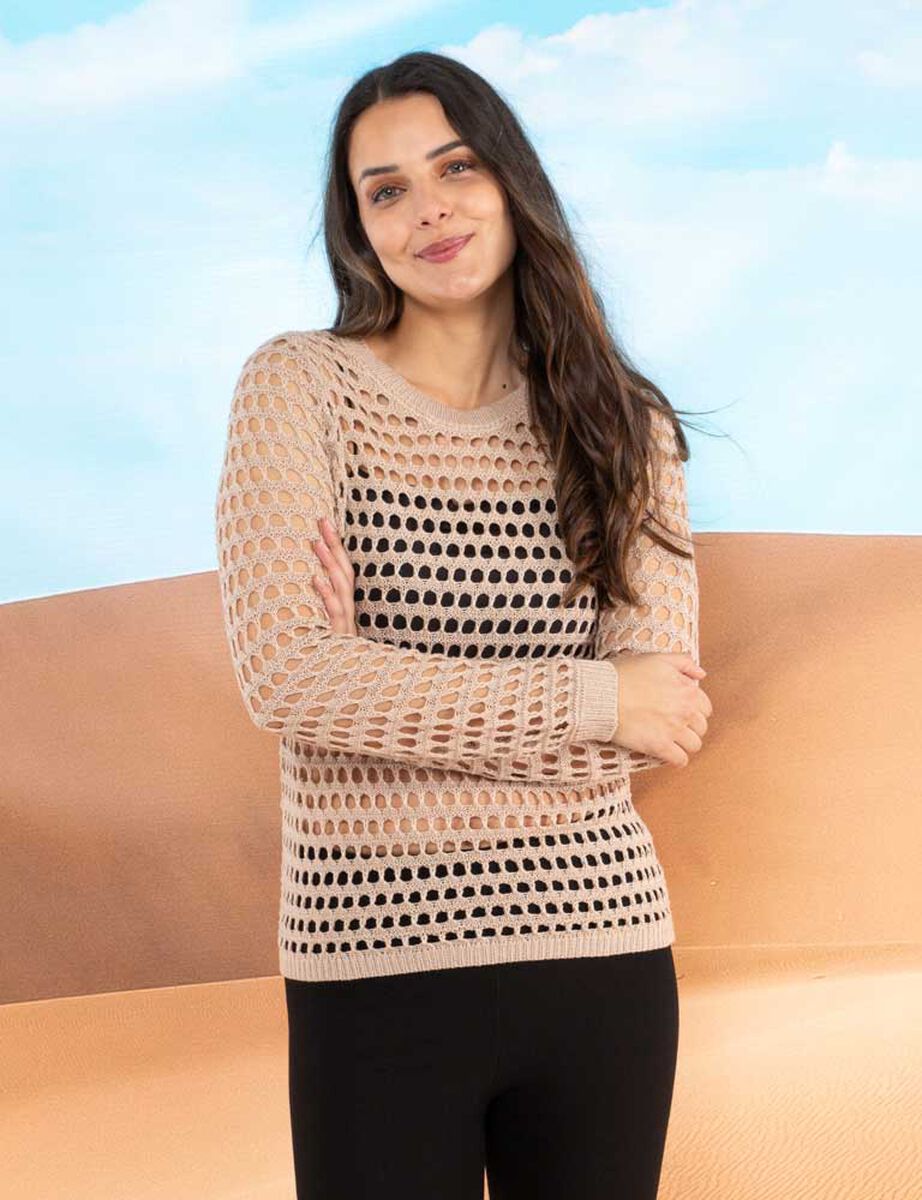 Sweater Calado Mujer Zibel