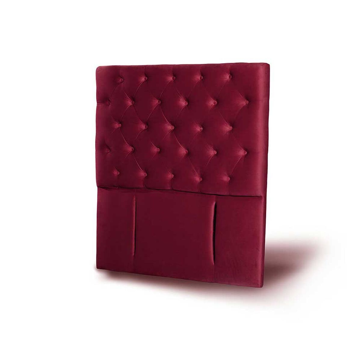 Respaldo Latam Home 1 Plaza Florencia Tela Velvet Burdeo