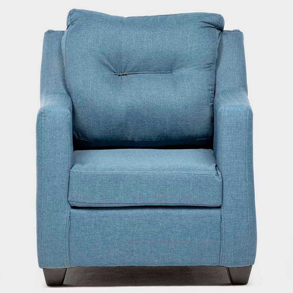 Juego de Living Almore Noruega Sof&aacute; 3 Cuerpos + Dos Sillones 1 Cuerpo Azul