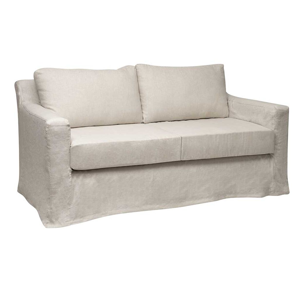 Sofá Innovamuebles Cretone Lino 2 Cuerpos Beige