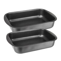Set Fuentes para Horno Aluminio Fantuzzi Gourmet Gris 2 Piezas