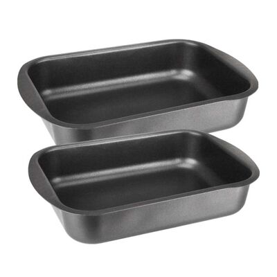 Imagen 1 del producto Set Fuentes para Horno Aluminio Fantuzzi Gourmet Gris 2 Piezas