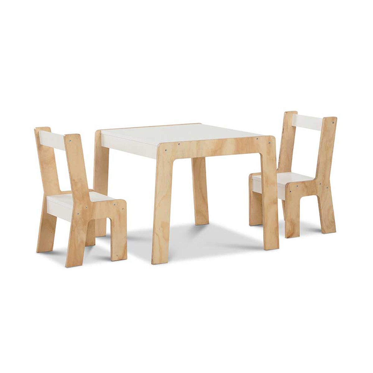 Mesa CIC Kids 2 Sillas Blanco