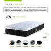 Camarote Triple Latam Home 1 Plaza Zen + Colchón Top Foam Negro