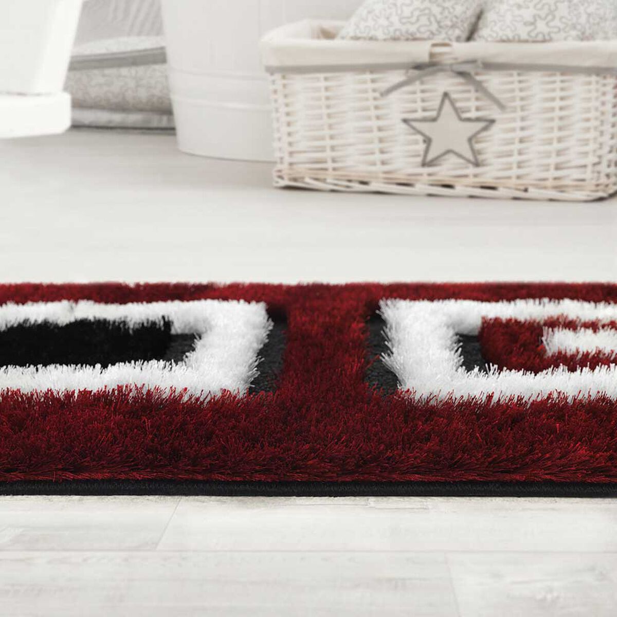 Bajada de Cama Modalfo Exclusive Roja 60 x 100 cm