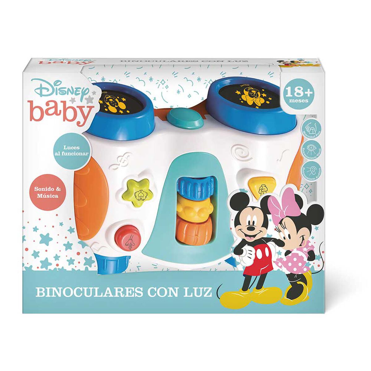Binoculares Con Luz Sonido Disney Baby