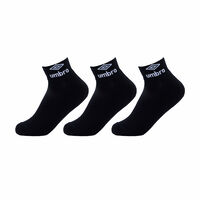Pack 3 Calcetas Deportivas de Algodón Hombre Umbro Negro