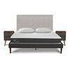 Cama Europea CIC 2 Plazas New Ortopedic + Respaldo Tigris + 2 Veladores + Almohadas Viscoel&aacute;sticas
