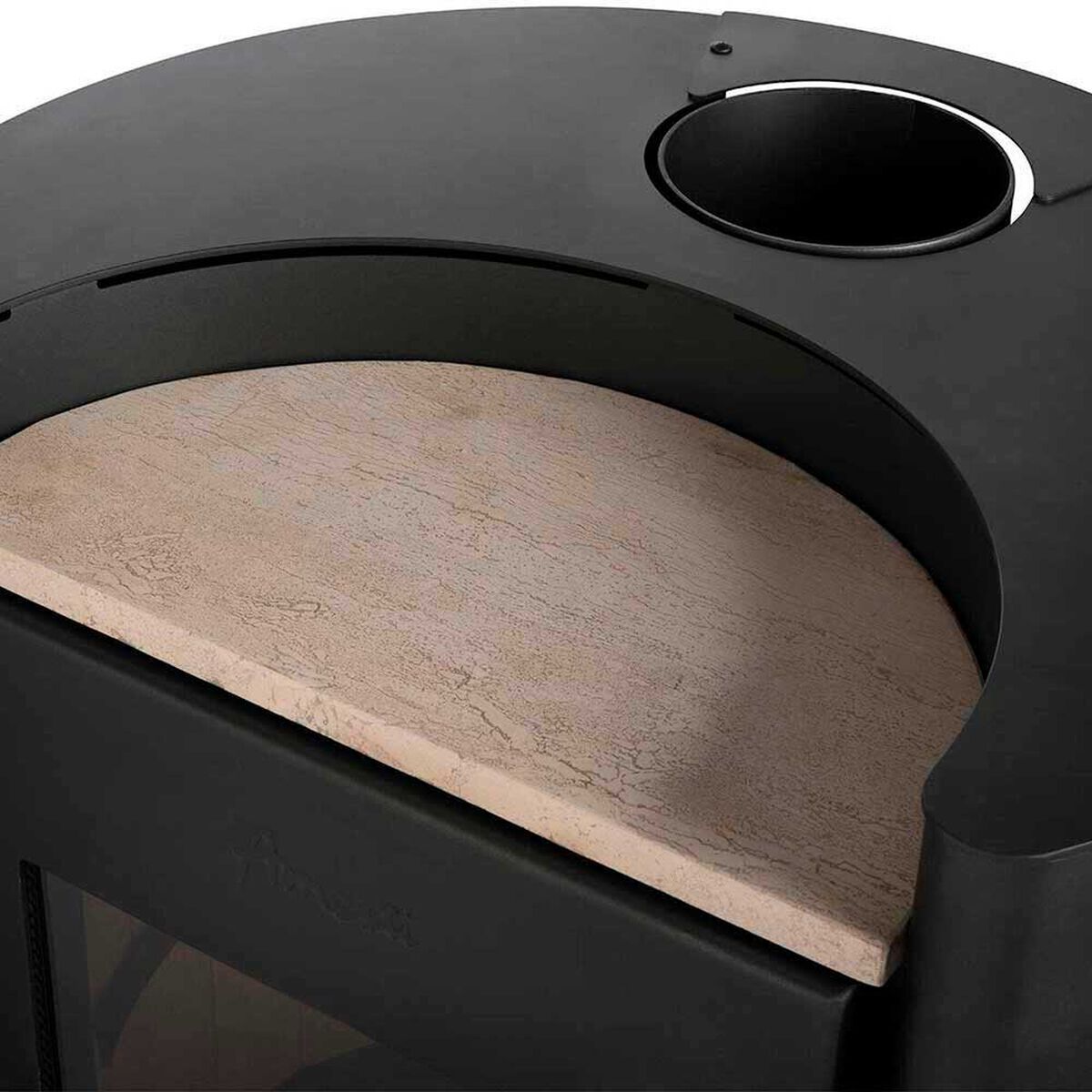 Calefactor a Le&ntilde;a Amesti Rondo 500 Boiler Gris