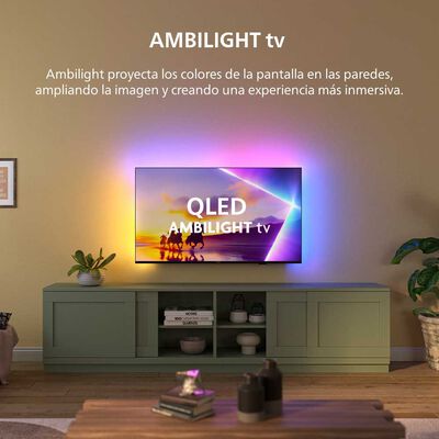 Imagen 2 del producto Smart TV QLED 50"" Philips 4K UHD Titan OS 50PUD8250