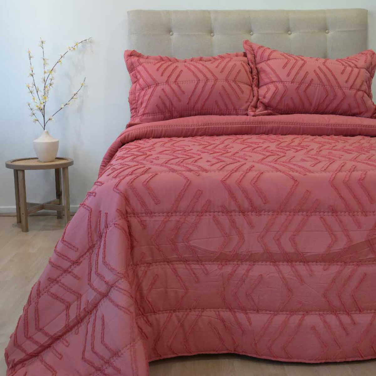 Plum&oacute;n Doral 2 Plazas Touch Nebula Liso Coral