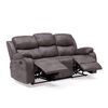 Sofá Reclinable Manual VYS SPA Isabel 3 Cuerpos Café