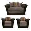 Juego de Living Elegant Detail Minesota Sof&aacute; 2 Cuerpos + Dos Sillones 1 Cuerpo Gris