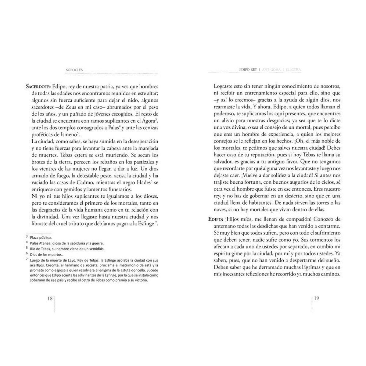 Libro Edipo Rey | Antígona | Electra Sofocles Editorial Zig-Zag