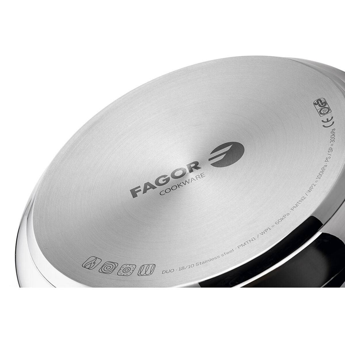 Olla a Presión Acero Inoxidable Fagor Duo 8 Lts.