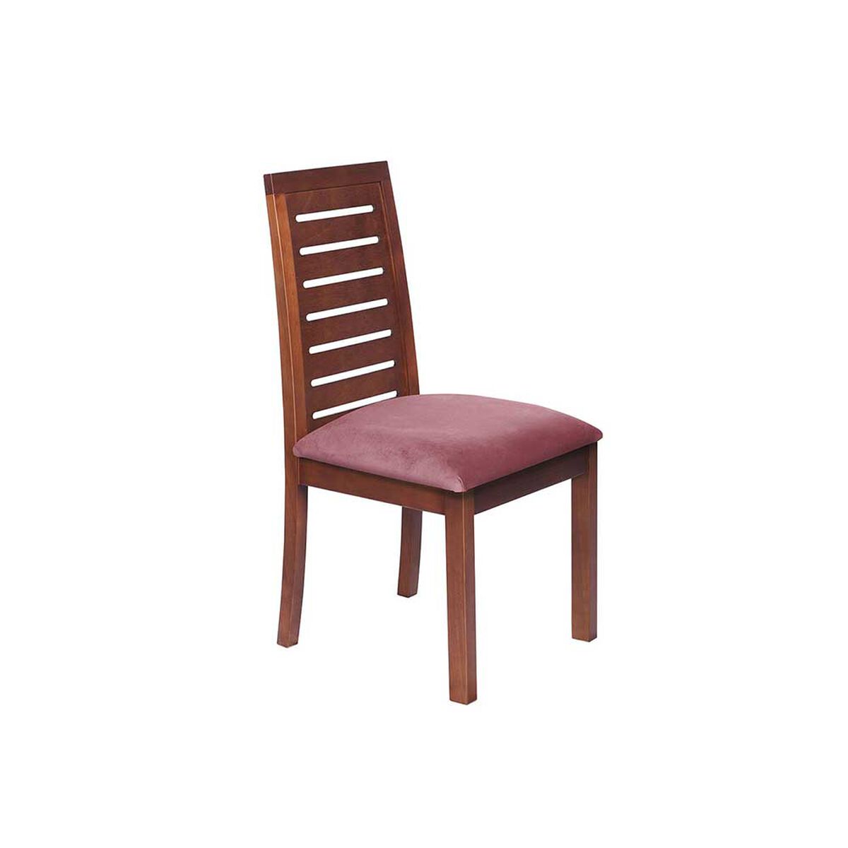Silla Latam Home Tenerife Tela Velvet Palo Rosa