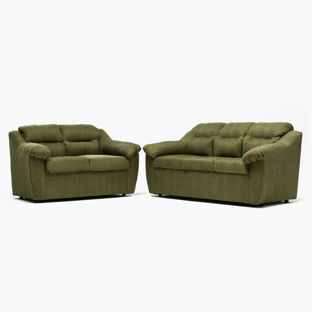 Juego de Living Cabsur Asturias 5 Cuerpos Verde
