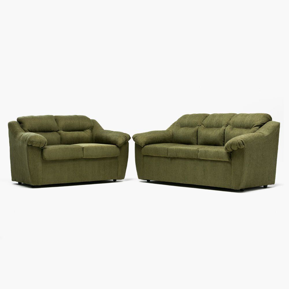 Juego de Living Cabsur Asturias 5 Cuerpos Verde