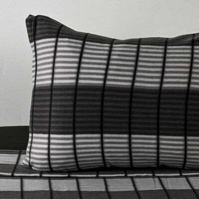 Imagen 2 del producto Sábana de polar American Family 1,5 Plazas Escocia Gris