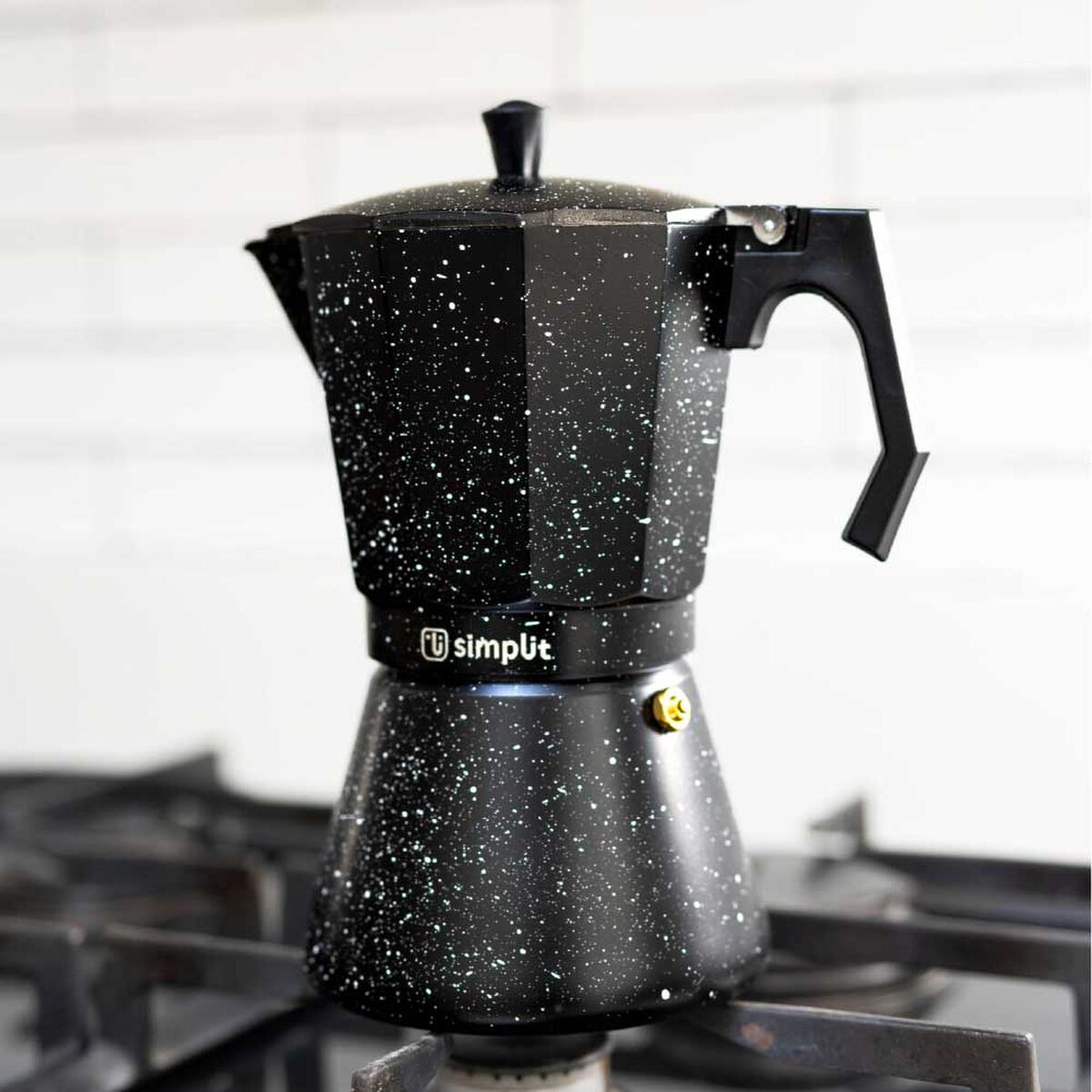 Cafetera Italiana Simplit 600 ml Negra