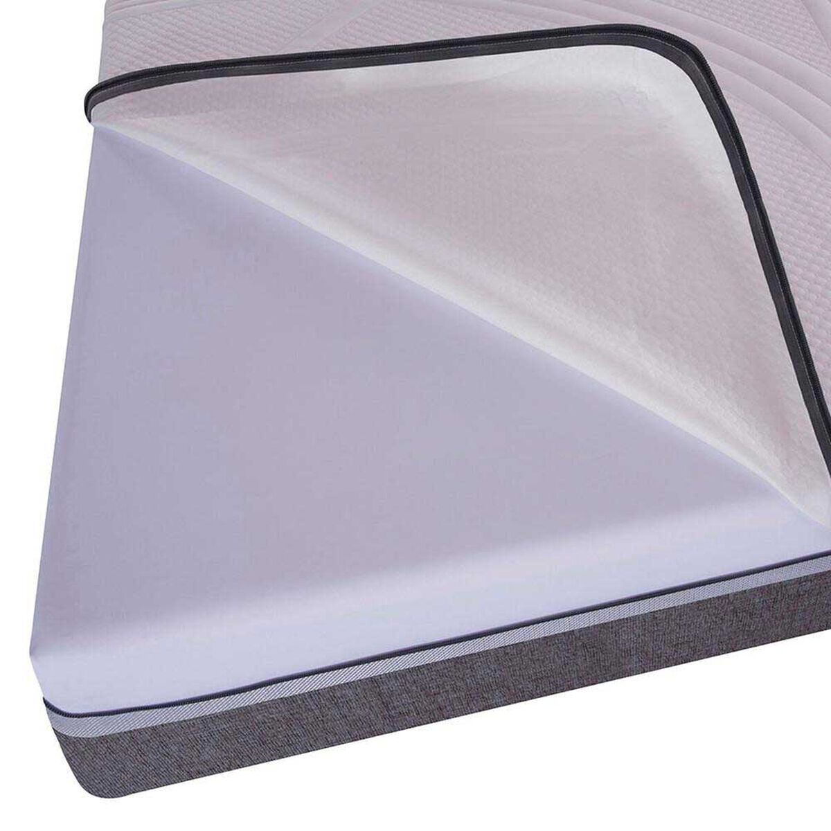 Box Spring CIC 2 Plazas Ortopedic Advance + Respaldo + 2 Veladores Eufrates