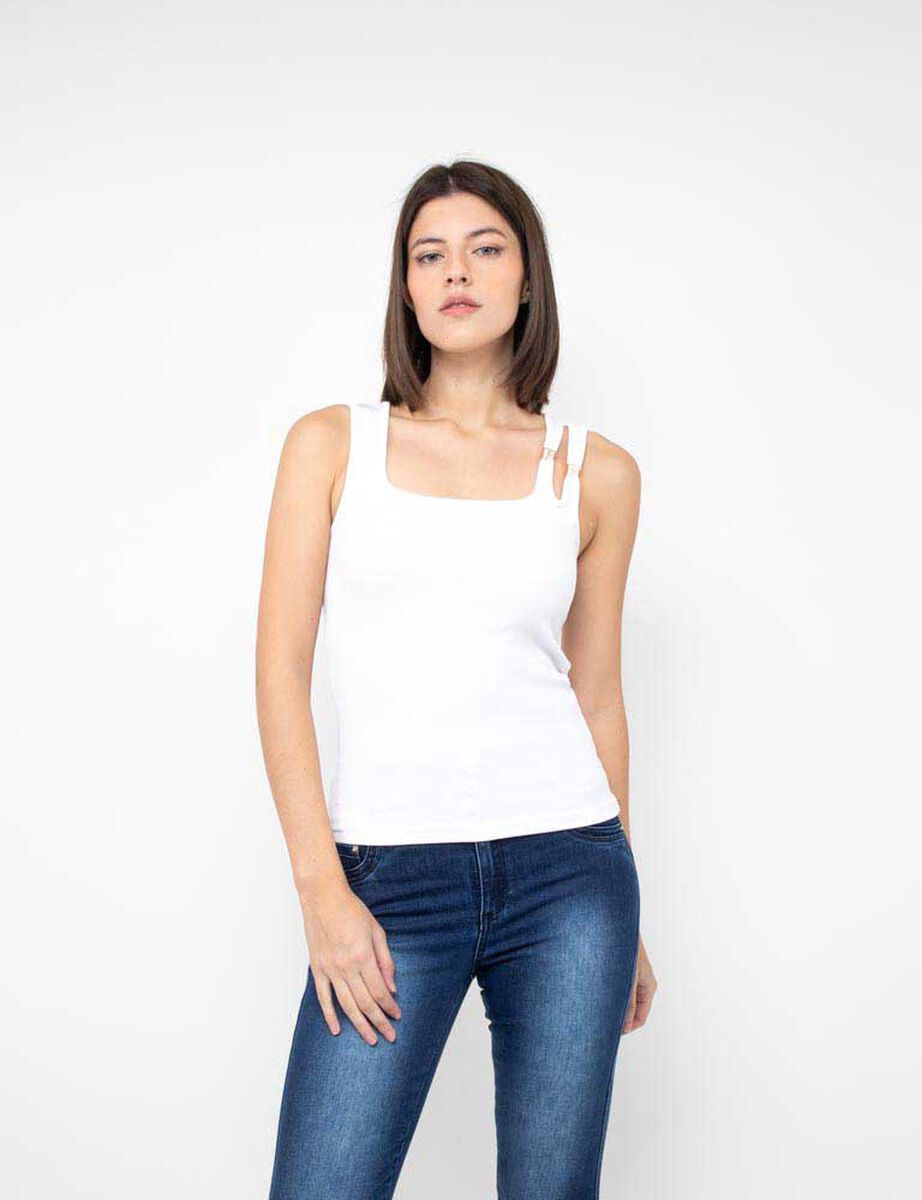 Polera Sin Manga Mujer Fiorucci