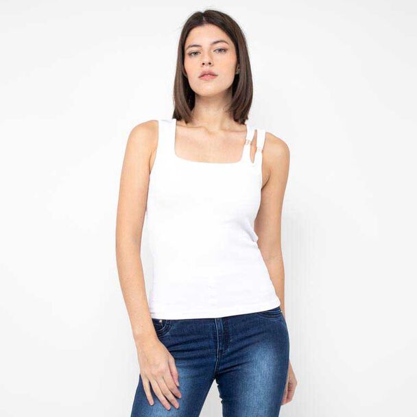 Polera Sin Manga Mujer Fiorucci