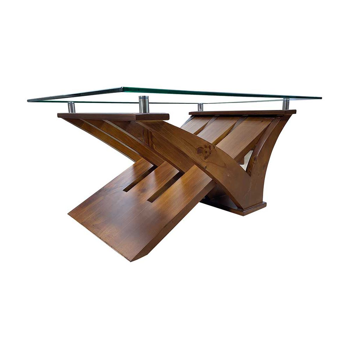Mesa de Centro Living Factory Gaviota Nogal